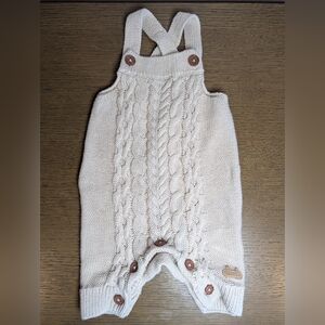 Cream Cable Knit Kids Bodysuit